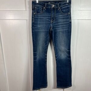 BKE Conner Bootcut Jeans Denim Blue Size 16 boys Boot Cut Stretch Western